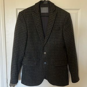 Zara Men’s Checkered Wool Blazer (36)
